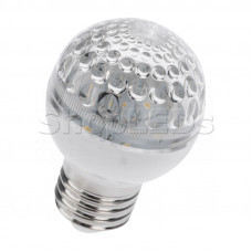 Лампа шар e27 10 LED ∅50мм белая 24В