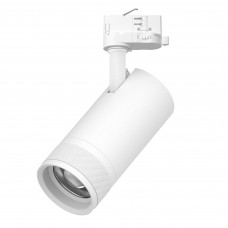 C4306QT Светильник CANNO PRO д/треков QUATTRO LED 30W 2100LM 20-55G БЕЛЫЙ 2700-4200-6000K IP20 с адаптером (304306 + 594006)